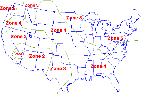 solar insolation map